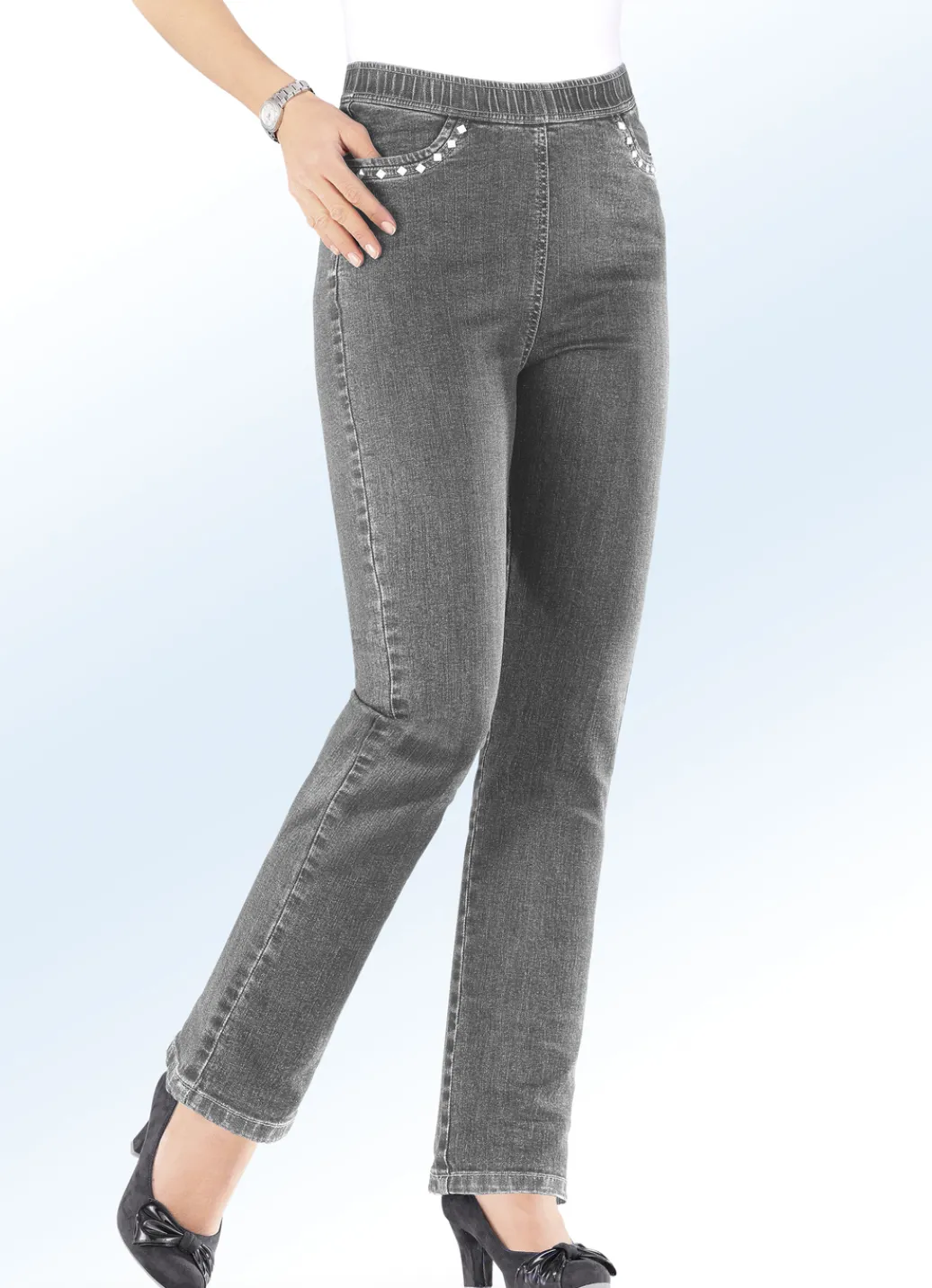 Hosen>Jeans in komfortabler Schlupfform