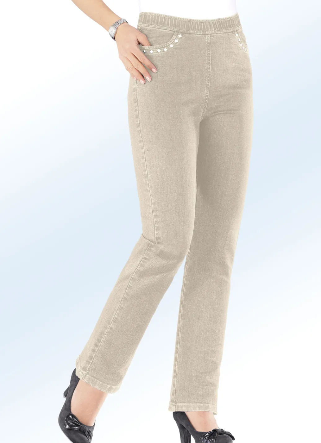 Hosen>Jeans in komfortabler Schlupfform