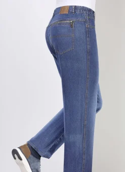 Hosen>Jeans mit Dehnbundeinsätzen in 3 Farben