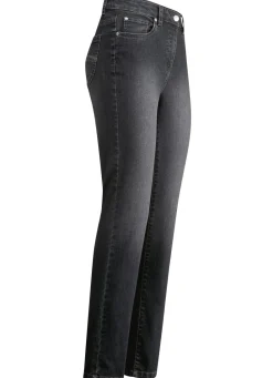 Hosen></noscript>Jeans mit schönen Stickereien und funkelnden Strassteinen