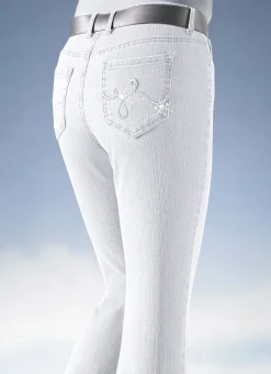 ASCARI Hosen>Jeans mit Strasssteinchen