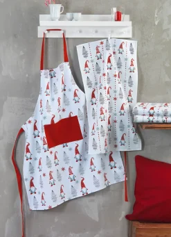 Weihnachtliche Dekorationen|Heimtextilien>Küchenprogramm aus reiner Baumwolle BUNT