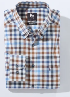 Hemden></noscript>King's Road-Hemd mit Button-Down-Kragen in 4 Farben