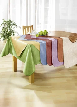 Gartentischdecken|Heimtextilien>Klassisch marmorierte Wachstuch-Tischdecke