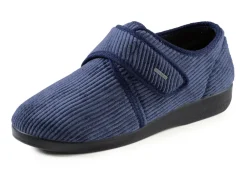 Herrenschuhe|Schuhe>Klassische Herren-Hausschuhe, mit Klettverschluss