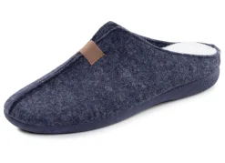Herrenschuhe|Schuhe>Klassische Herren-Hausschuhe, aus Wollfilz