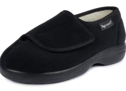 AEROSOFT Schuhe & Einlagen|Herrenschuhe>Klett-Halbschuh für Damen und Herren SCHWARZ