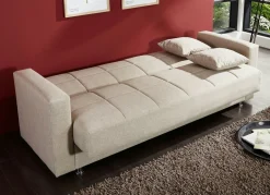 Möbel></noscript>Klick-Klack-Sofa mit Dekokissen