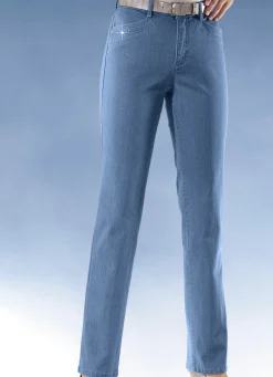 ASCARI Hosen>Komfortjeans verziert mit Strasssteinen in 6 Farben