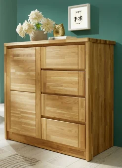 Möbel>Kommodenserie aus Massivholz mit Soft-Close