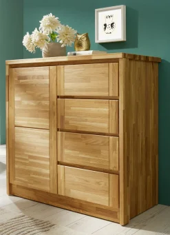 Möbel>Kommodenserie aus Massivholz mit Soft-Close