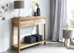 Möbel>Konsolentisch aus Massivholz in geölter Ausführung