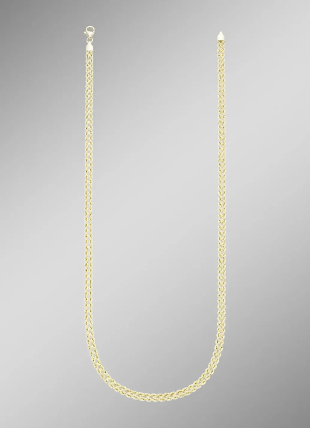 Damen-Goldschmuck>Kordelketten-Garnitur aus Gold 585/- fein