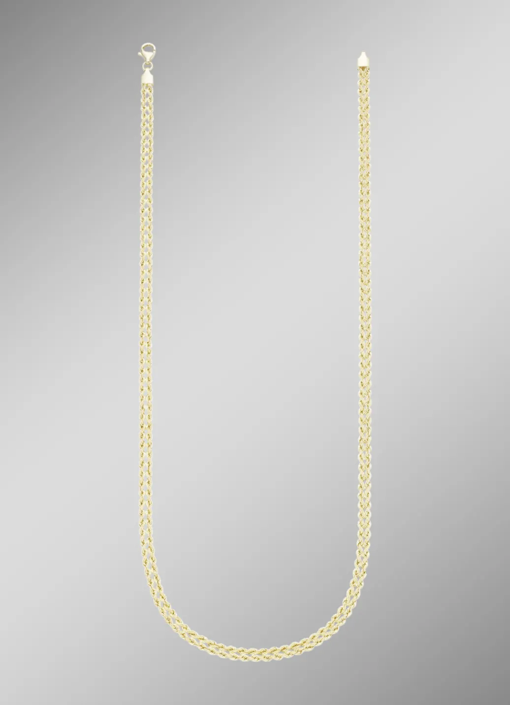 Damen-Goldschmuck>Kordelketten-Garnitur aus Gold 585/- fein