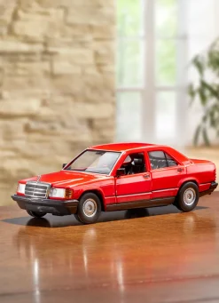 Bburago Dekoration>Kult-Mercedes 190E (1987) ROT