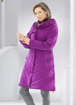 Jacken & Mäntel></noscript>Kurzmantel aus recycelten Fasern