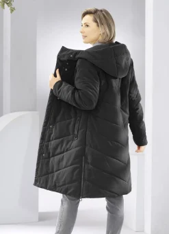 Jacken & Mäntel></noscript>Kurzmantel aus recycelten Fasern