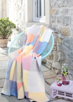 BOCASA Heimtextilien|Dekoration>Kuschelig weiche Schlafdecke mit modernen Farbtönen MULTICOLOR