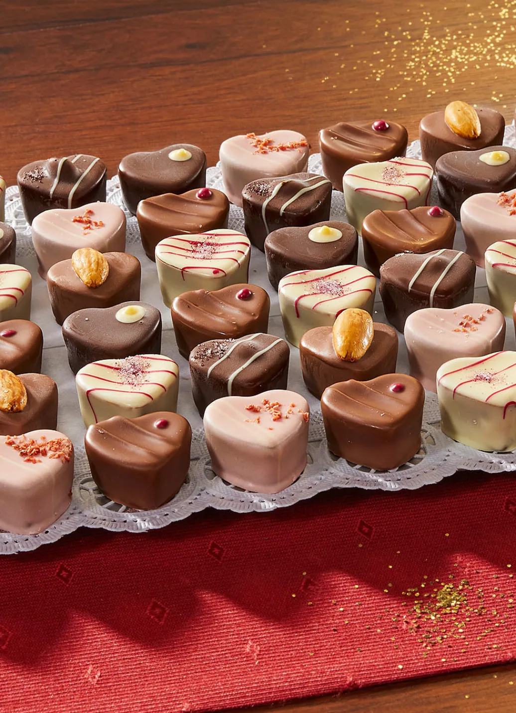 LAUENSTEIN Weihnachtsleckereien>er Herzen, 225 g BUNT