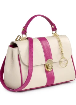 LAURINA Taschen>Tasche aus genarbtem Kalb-Nappaleder