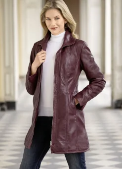 CABRINI Jacken & Mäntel>Lederkurzmantel von „“