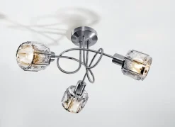 Möbel>LED-Leuchte aus Metall EDELSTAHL