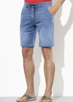 Hosen>Legere Jeans-Bermudas in 3 Farben