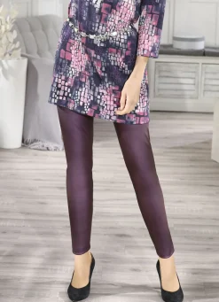 KLAUS MODELLE MADE IN GERMANY Hosen>Leggings in feiner Glanz-Optik