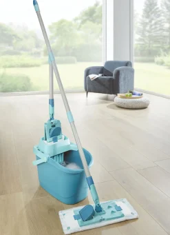 LEIFHEIT Reinigung>Bodenwisch-System - gründlich mit jedem Wisch TÜRKIS