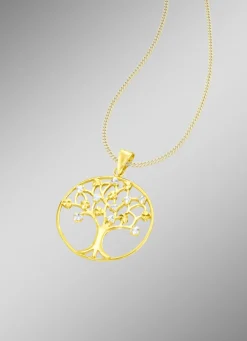 Damen-Goldschmuck>Lieblicher Lebensbaum Anhänger ohne Kette