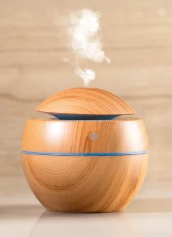 VITALMAXX Wohlbefinden|Technik>Luftbefeuchter in Holzoptik BRAUN