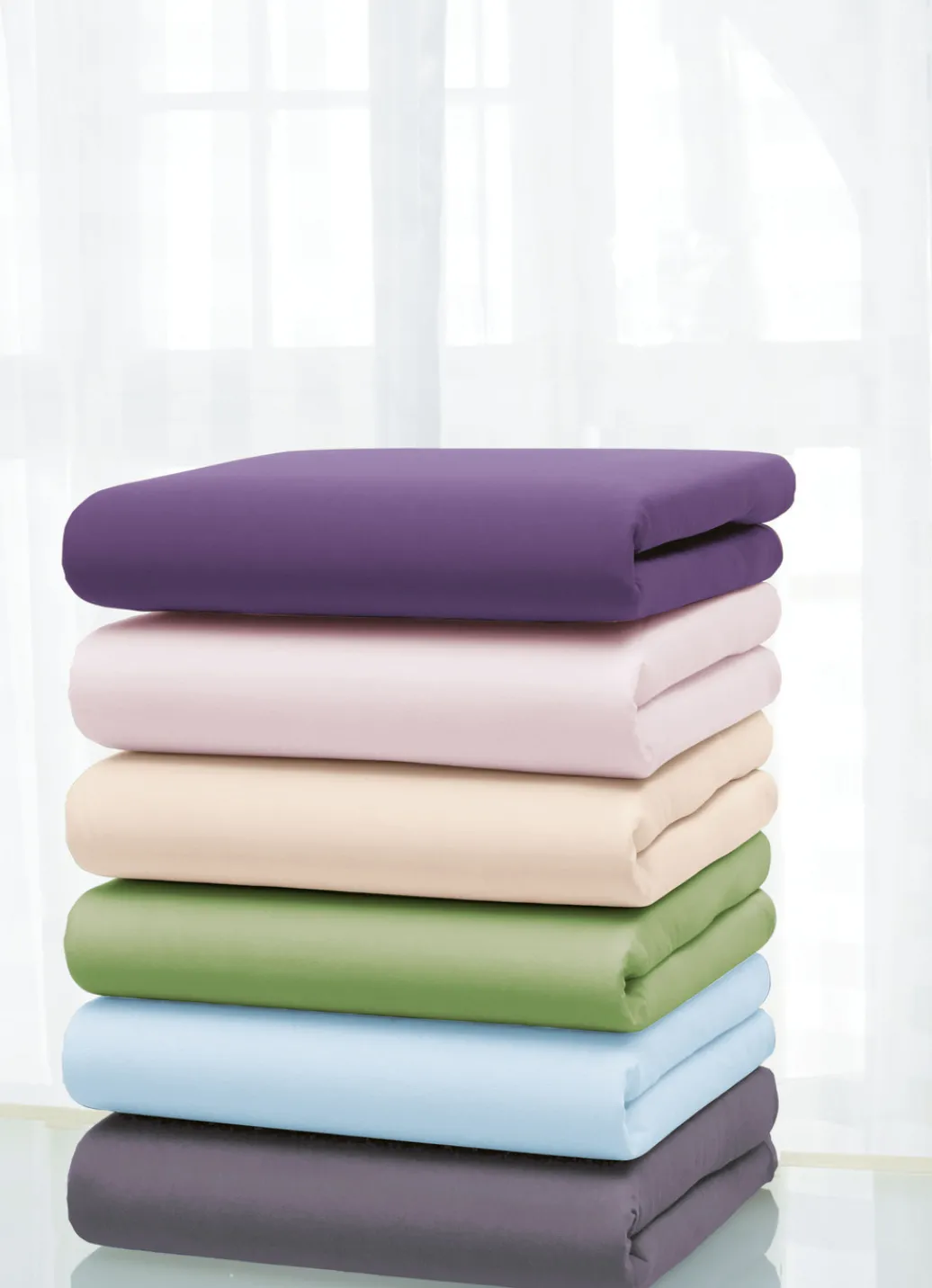 Heimtextilien>Mako-Feinjersey-Spannbetttücher und Kissenbezüge aus 100% Baumwolle