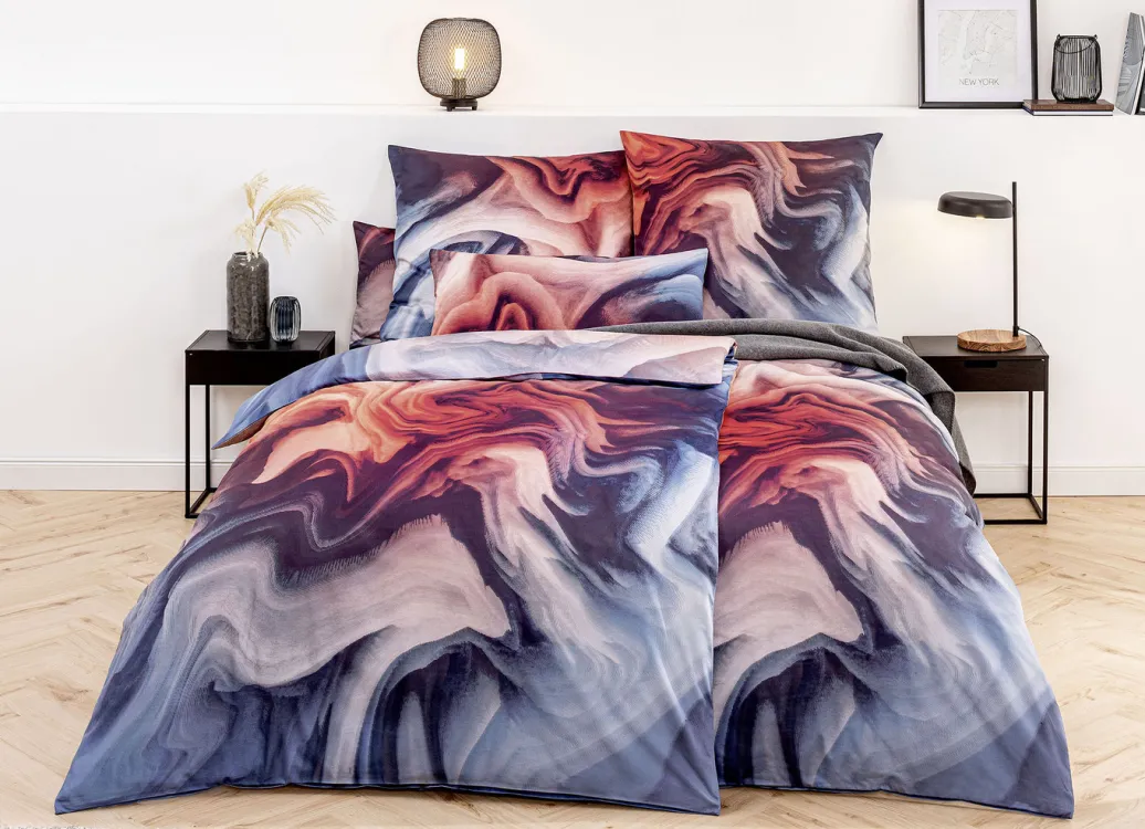 ESTELLA Heimtextilien>Mako-Satin Bettwäsche-Garnitur von