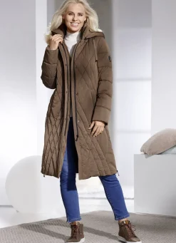 Jacken & Mäntel></noscript>Mantel mit abnehmbarer Kapuze