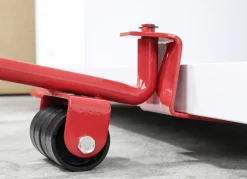 Alltagshilfen></noscript>Möbel-Heber und 4 Transport-Rollen ROT-SCHWARZ