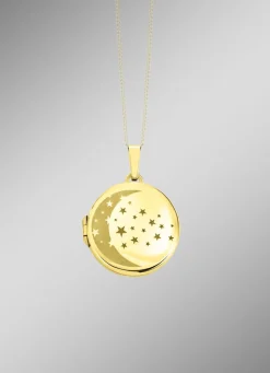 Damen-Goldschmuck>Medaillon zum Öffnen aus Gold