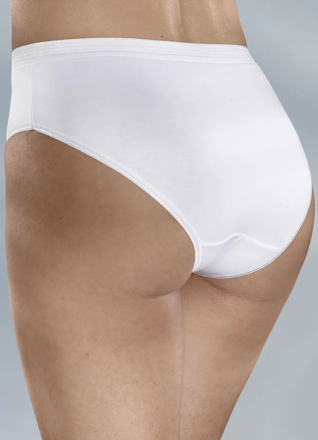 Wäsche|Damenwäsche>Mehrfackpack Slips mit glänzenden Abschlüssen WEISS