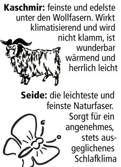 MESANA Heimtextilien>Bettwarenprogramm mit feinsten und hochwertigen Edelhaaren ECRUE