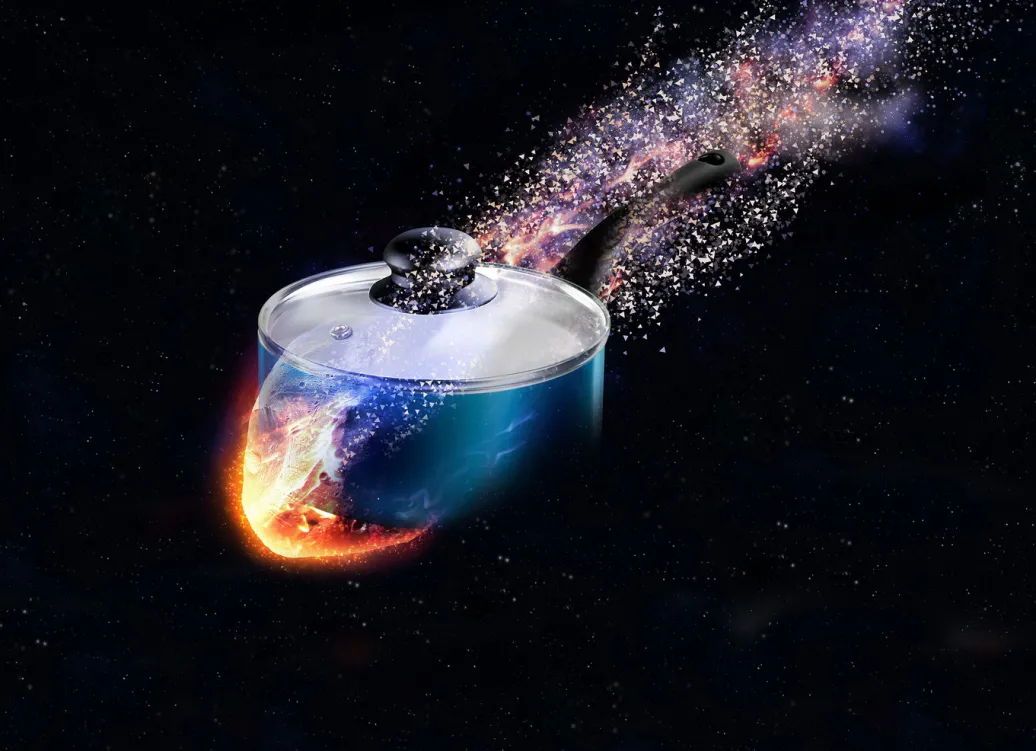 CERAFLON Töpfe & Pfannen>Meteor 6-teiliges Topf-Set mit Diamant-Keramik-Antihaft-Premiumbeschichtung BLAU