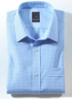 MILANO ITALY Hemden>- Hemd in Kurz-und Langarm in 4 Farben