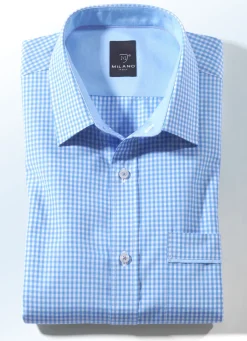 MILANO ITALY Hemden>- Hemd in Kurz-und Langarm in 4 Farben