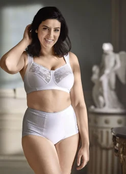 MISS MARY Damenwäsche|Wäsche>BH mit elastischen Spitzeneinsätzen