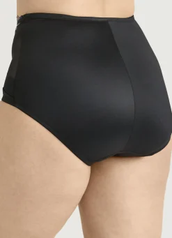 MISS MARY Damenwäsche|Wäsche></noscript>Miederslip mit effektvoller Tüllstickereispitze SCHWARZ