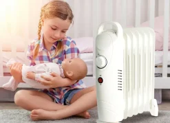 Wohlbefinden|Technik></noscript>Mobiler und überall einsetzbarer Öl-Radiator WEISS