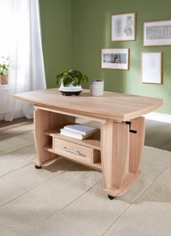 Möbel></noscript>Moderner Couchtisch auf Rollen