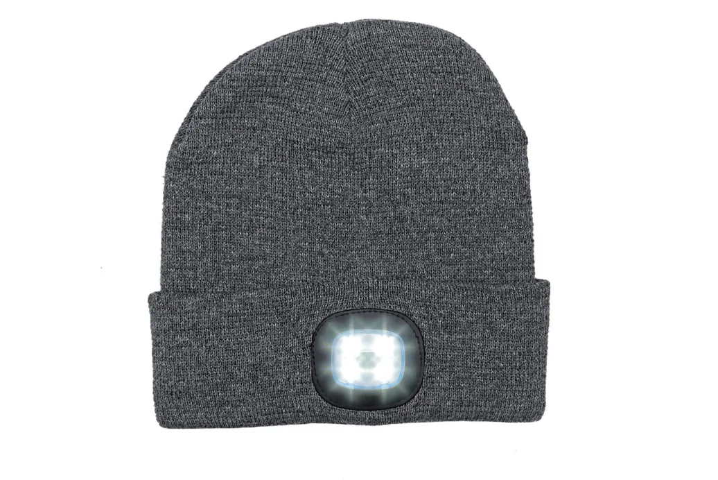 Bekleidung & Strümpfe|Accessoires>Modische Mütze mit integrierter, herausnehmbarer LED-Lampe