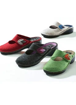AEROSOFT Damenschuhe|Schuhe>Modischer ® Hausschuh aus Wollfilz