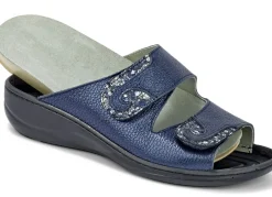 MUBB Damenschuhe|Schuhe></noscript>, bequeme Damen-Pantoletten, Weite H, mit herausnehmbarem Fußbett