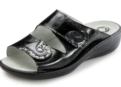 MUBB Damenschuhe|Schuhe></noscript>, bequeme Damen-Pantoletten, Weite H, mit herausnehmbarem Fußbett