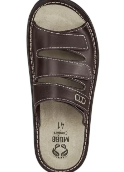 MUBB Herrenschuhe|Schuhe></noscript>, bequeme Herren-Pantoletten, Weite H, mit herausnehmbarem Fußbett